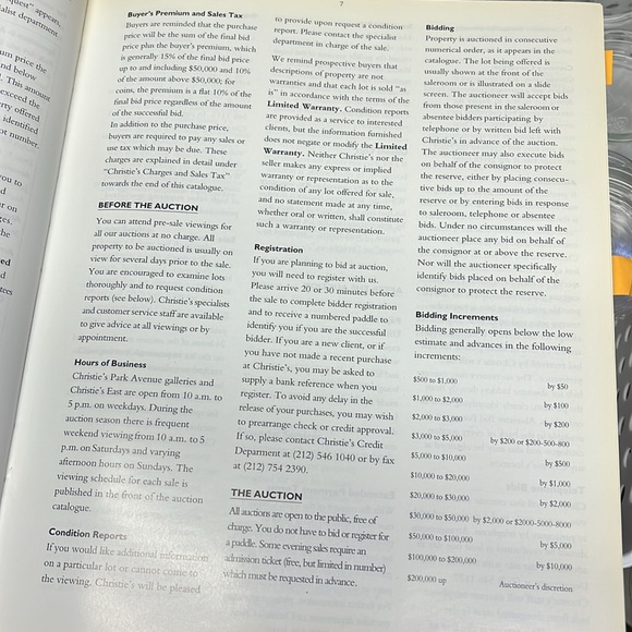 Christie’s Auction Book 1995 - Picture 3 of 13